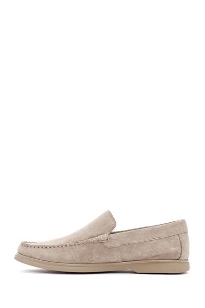 Derimod Fly Bărbați Bej Piele de căprioară Piele autentică Penny Loafer Pantofi Casual Pantofi de zi cu zi 25sfd631010