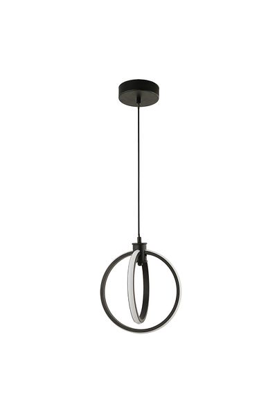 Apliqa Lustra Led HubRom, LINUX Negru 3761-01-BL 25x90 cm 34 W / Lumina Calda,Rece,Neutra 0