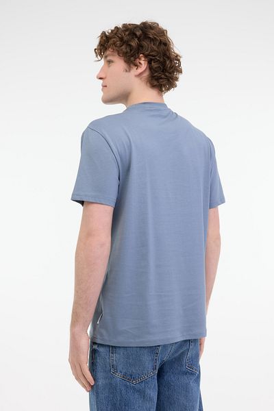 Only & Sons Μπλουζάκι Onslevı Lıfe Reg Text Ss Mavi Erkek Kısa Kol