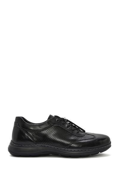 Derimod Men's Black Lace-Up Leather Casual Shoes 25Sfd 694718