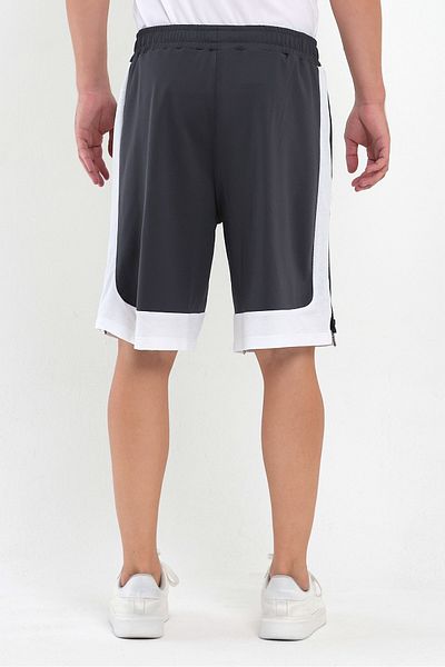 Adams Polyester Men's Sports Shorts with Mesh Stripes
