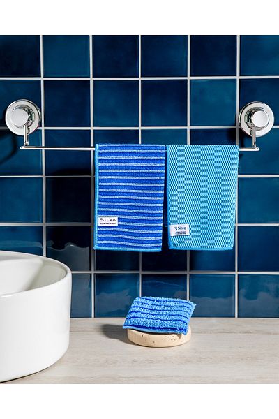 Silva Must-Have Cleaning Kit (Super General Cleaning Cloth + Classic Kitchen Cloth + Dish Sponge)
