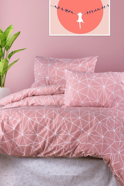 aytunç طقم غطاء لحاف فردي من القطن بنسبة 100% من مافيرا مقاس 160x220 سم