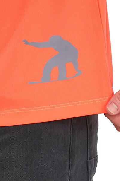 Adams Чоловіча поліестерова спортивна футболка - з принтом сноуборду