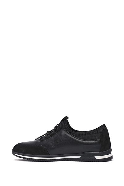 Derimod Men's Black Lace-Up Leather Casual Sneaker 25Sfd 710918