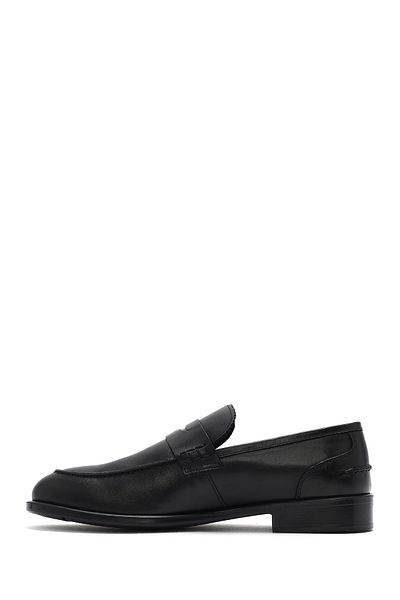 Derimod Men's Black Leather Loafer 25Sfd751618