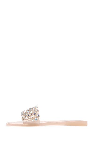 Derimod Papuci de damă Beige Stone Jelly 25SFE4917PV
