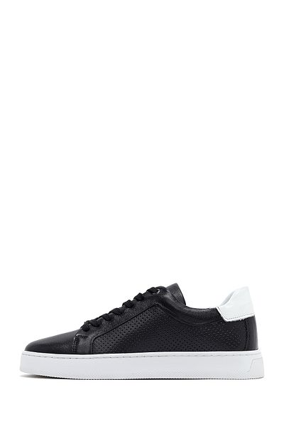 Derimod Men's Black Lace-Up Leather Sneaker 25Sfd750918