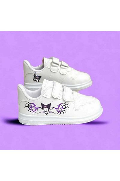 LİASSHOES Pantofi copii KRO-MINI cu aripi violet imprimate