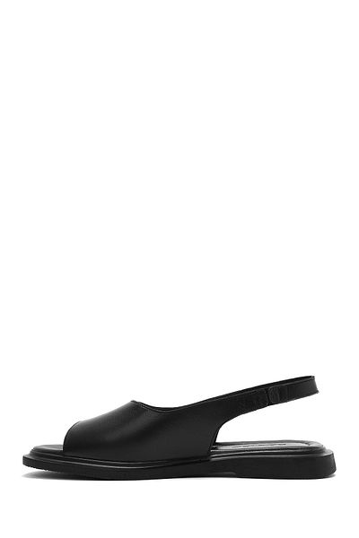 Derimod Women's Black Genuine Leather Sandals 25Sfd363218