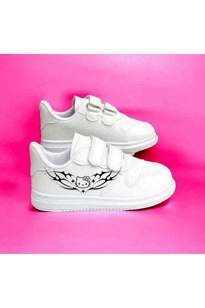 LİASSHOES Pantofi sport pentru copii cu aripi imprimate Hello