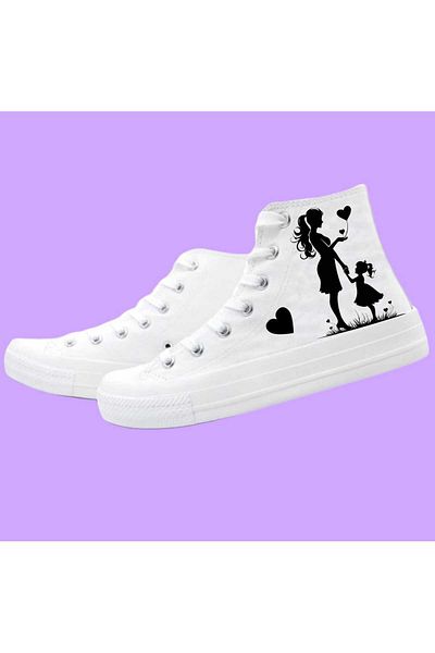 LİASSHOES Tenis cu imprimeu pentru mama si fata - Pantofi sport