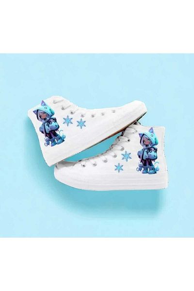 LİASSHOES Pantofi sport pentru copii din in - Blue Ice Girl Sneaker