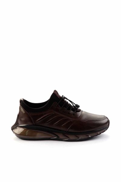 Bambi Brown Leather Men's Casual Shoes E01440060003