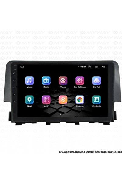 MYWAYY Myway Honda Civic Fc5 Android Multimedya Carplay Navigasyon Ekran - 8gb RAM+128 GB HDD - Myway