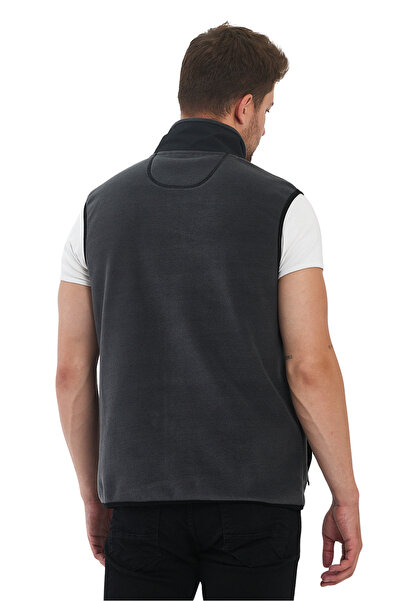Adams Erekek Polar Kolsuz Çift Renk Yelek 3 Cepli Comfort Fit