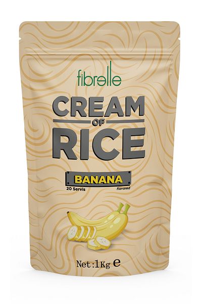 Fibrelle Banana Flavored Cream of Rice - 1kg - 20 Serves