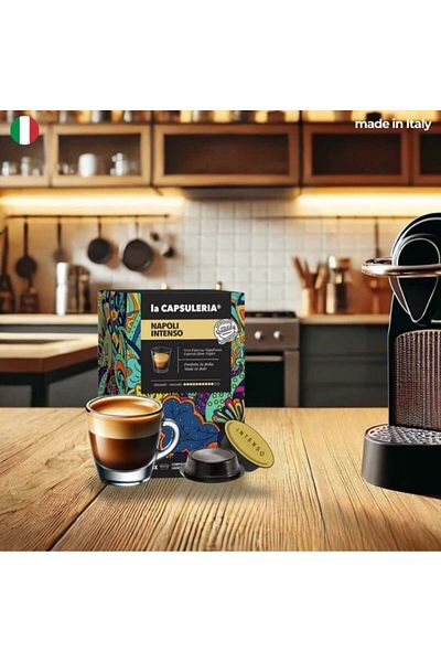 La Capsuleria Cafea Crema di Napoli Mio, 16 capsule compatibile Lavazza®* a Modo Mio®*, La Capsuleria