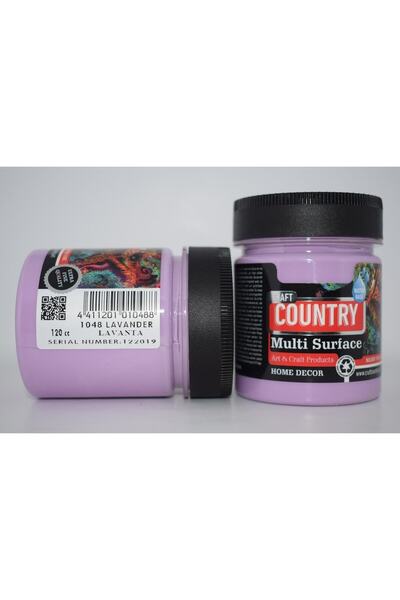 Craft Country Seramik Ve Mutfak Dolabı Boyasımulti Surface 1048 Lavanta 120 Cc