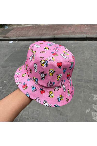 Köstebek Bt21 Collage Bucket Hat
