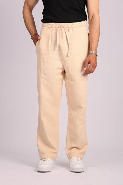 JAKOTTO Men's Baggy Muslin Fabric Trousers