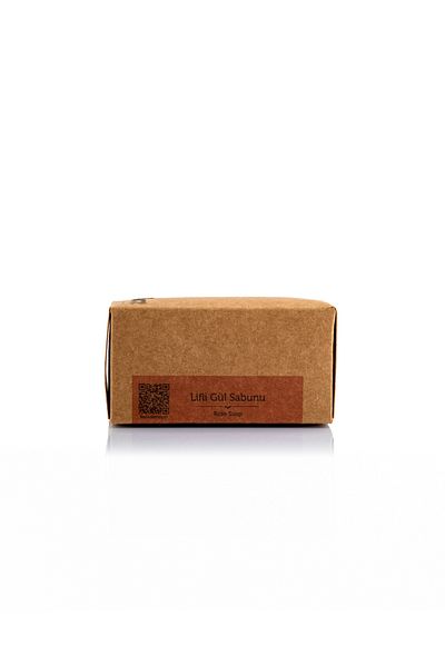 dionesse Pumpkin Fiber Rose Soap 130 Gr - Natural Soap with Isparta Roses with Aromatherapy and Peeling Effect