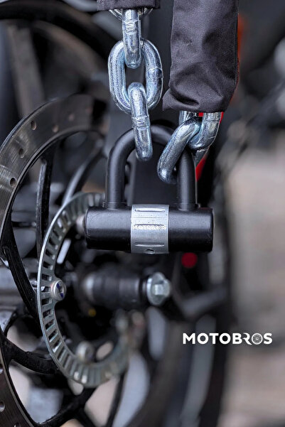 Motobros Nt-45 Kesilmez Motosiklet Zinciri Mangan - Galvanizli Hardguard Kesi...