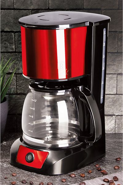 Berlinger Haus Burgundy Metallic Line Electric Drip Coffee Maker