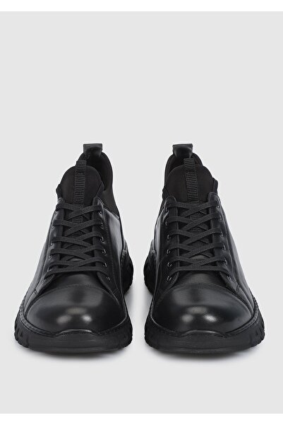 Provoq Siyah Deri Erkek Bot