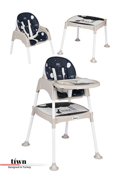 Tiwn Reach Stars Fonksiyonlu Mama Sandalyesi Çalışma Masası 5 Nokta Emniyet K...