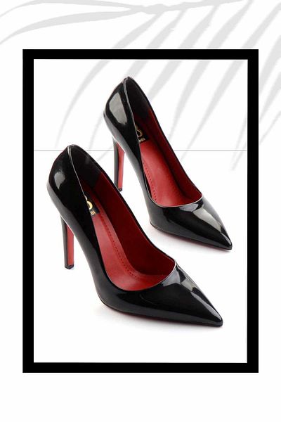 Bambi Black Women's Classic Heeled Shoes K01455018008