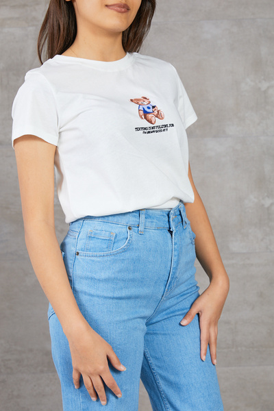 DPARİS Γυναικείο μπλουζάκι με στάμπα αρκουδάκι