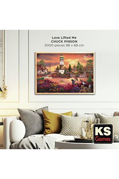 Ks Games Puzzle 2000 Parça Love Lifted Me