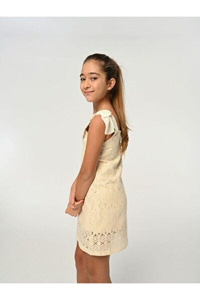 Çikoby Φόρεμα με φιόγκο για κορίτσι με λεπτομέρεια με λουράκι