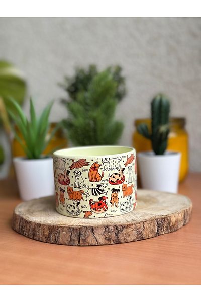 Cupova Cute Dog Illustration Mug, Gift, Dog, Dog Mug