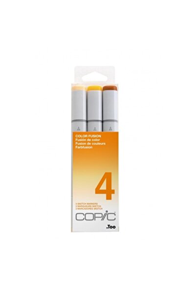 Copic Sketch Set of 3 Color Fusion 4
