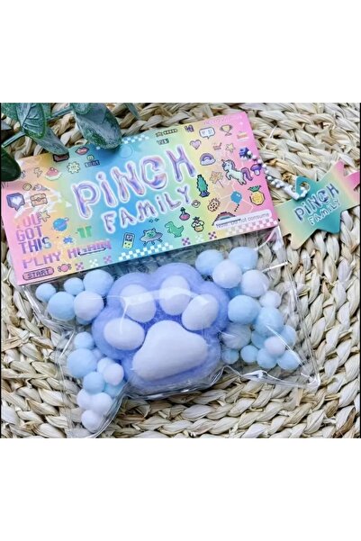 UYGUN ELEKTRONİK Kedi Patisi-taba Sukuşi - Squishy Pati- Tüylü Pati - Stres O...