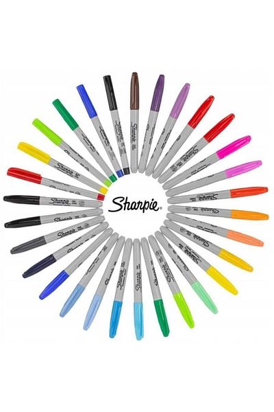 Sharpie Fine Permanent Marker 30 Mixed Box, Lizard