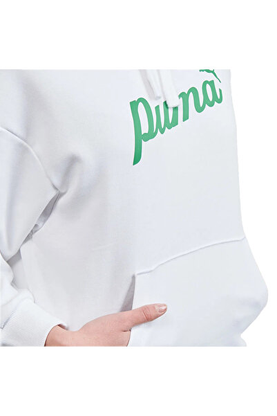 Puma Kapuce Puma Ess Script, Bílá, Dámské