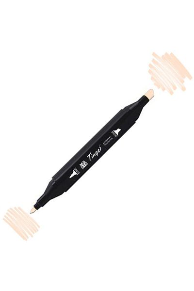 Tinge Twin Double Ended Marker Pen Yr27 Powder Pink