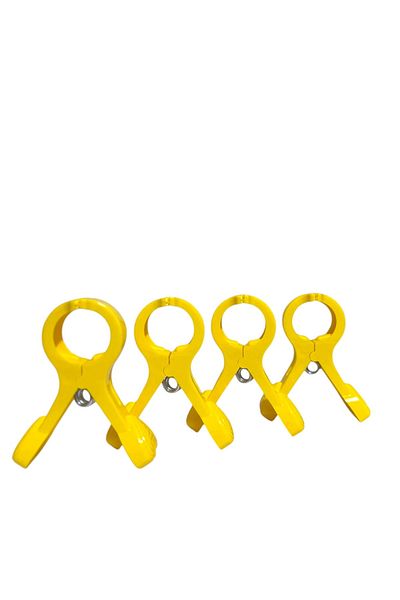 AÇSEL 4-Piece Beach Sunbed Towel Coat Blanket Table Peg Multi-Purpose Fixer