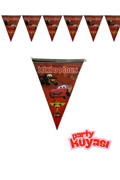 partyrüyası Mașini Mașini Tematică Ziua de Naștere Floare de 2 metri 10 steaguri