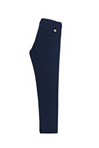 Abdullah Kiğılı Lycra Slim Fit Trousers - Slim Fit and Elastic Waist