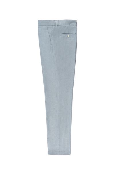 Kiğılı Patterned Slim Fit Drawstring Lycra Elastic Waist Fabric Pants