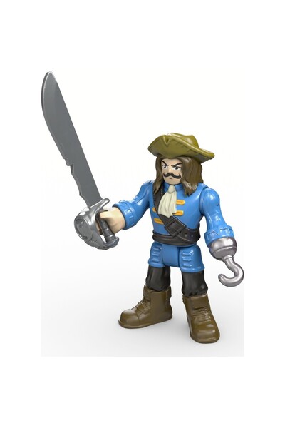 mattel Imaginext Yürüyen Timsah Ve Korsan Hook, Timsah, Eli Kancalı Kaptan Hook Figürü Ve Hazinesi Imaginex