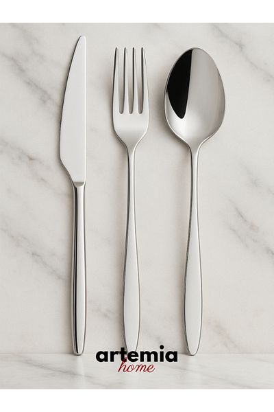 DMR LİFE Gold Dine 60 Pieces |   Dinner Set |   Simple |   12 Personality |   18/10 Stainless Steel