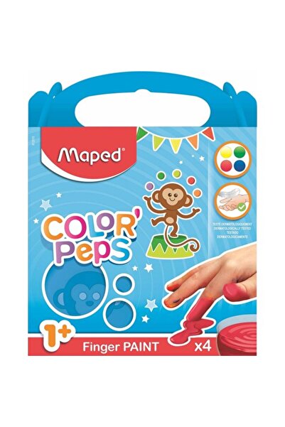 Maped Parmak Boyası 4 Renk X 80 gr