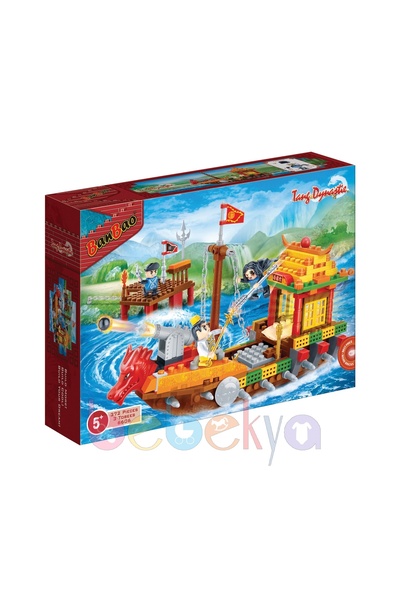 Banbao Yapı Oyuncak Ile Uyumlu 372 Parçalı Savaşcı Korsan Ninja Gemisi Ninja Yapı Oyuncak Seti