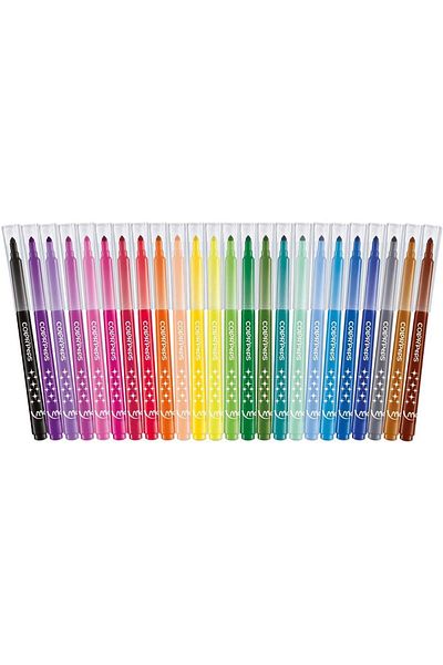 Maped Color Long Lasting Super Washable 24 Piece Felt Tip Pen