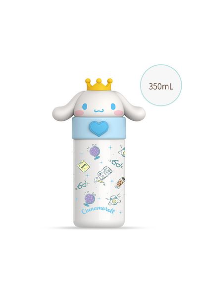 Miniso Cinnamoroll Sanrio Stainless Steel 316 Thermos Kawaii 350ml Hello Kitty Kuromi Cinnamoroll Melody Ki